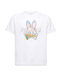 PSYCHO BUNNY MILO GRAPHIC WHITE T-SHIRT