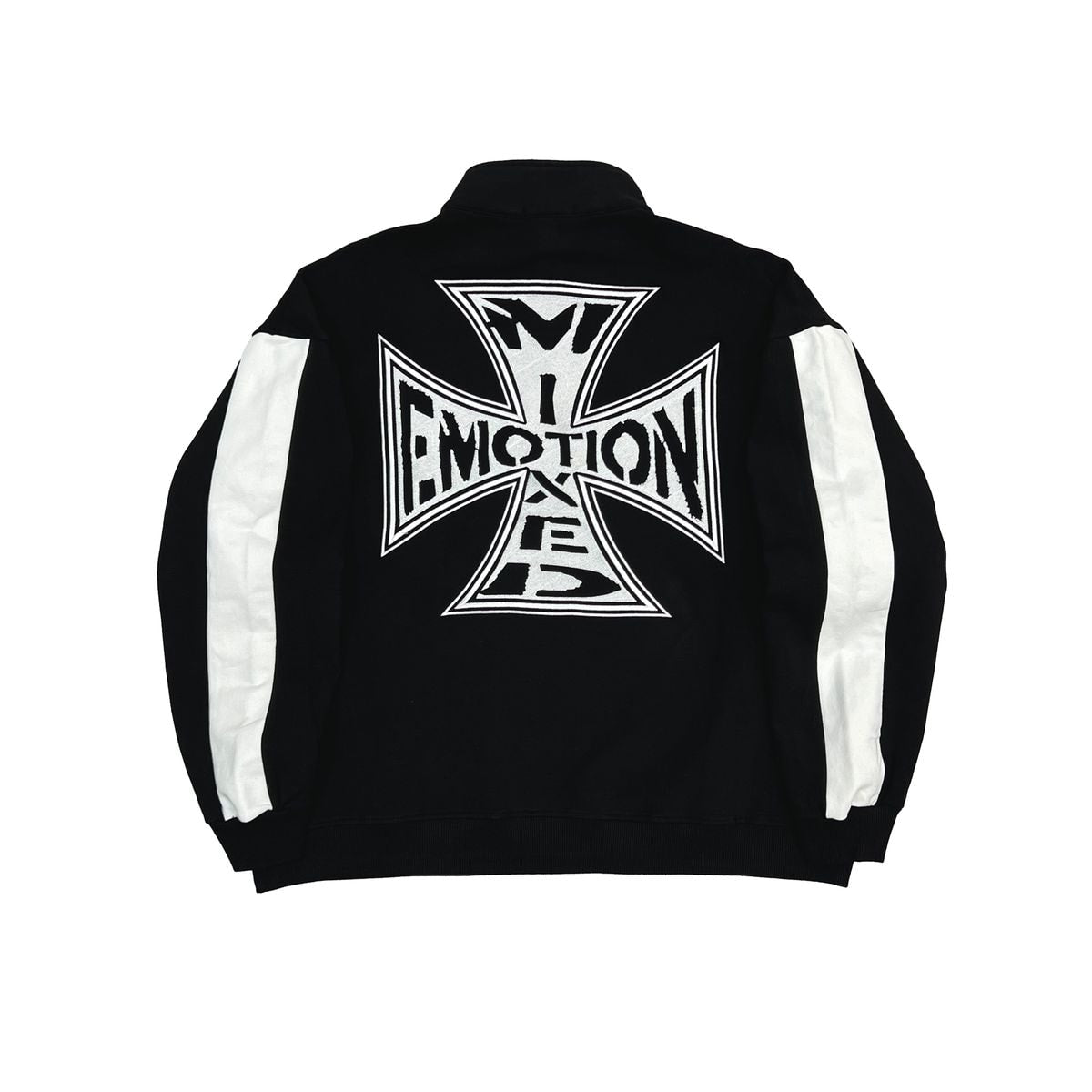 Mixed Emotions Black “Quarter” zip Jacket