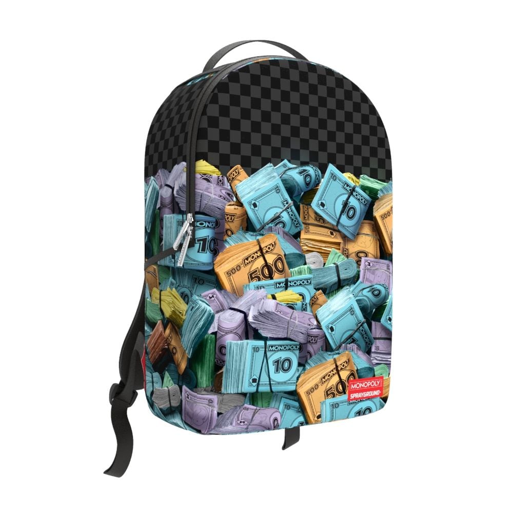 SPRAYGROUND MONOPOLY MONEY STACKS BACKPACK (B8782)