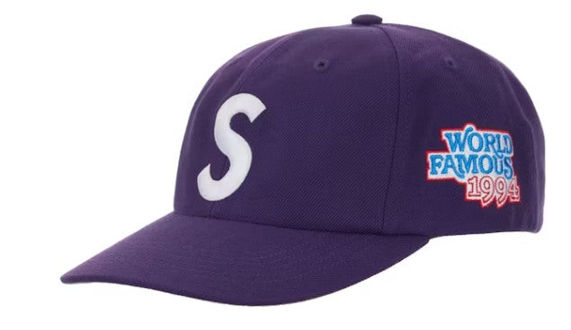 Supreme World Famous S Logo 6-Panel Hat