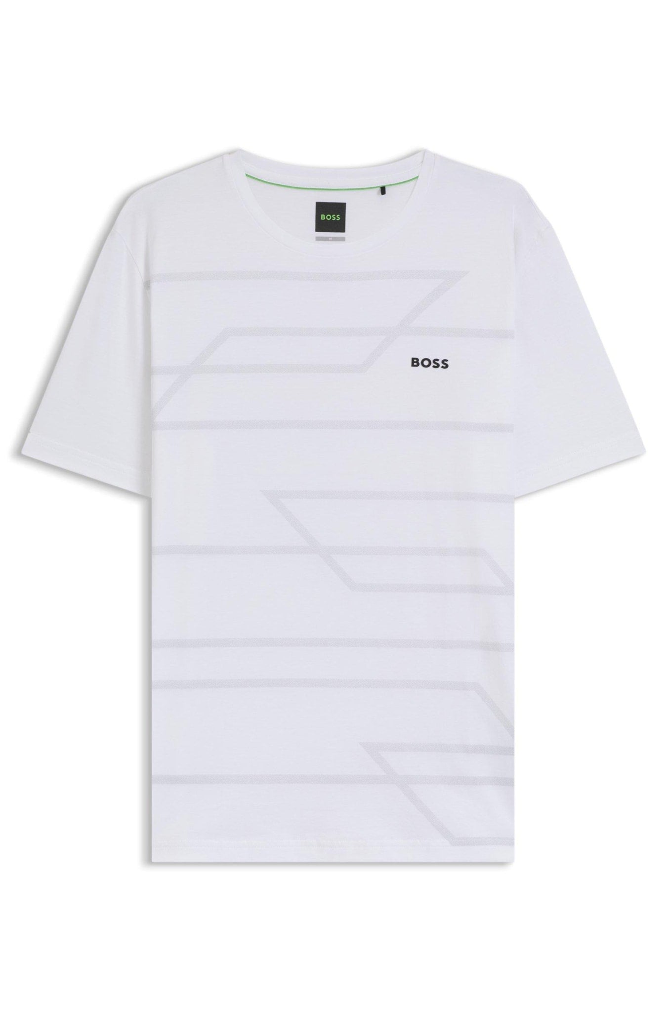 Hugo Boss Cotton-jersey T-shirt with melange print