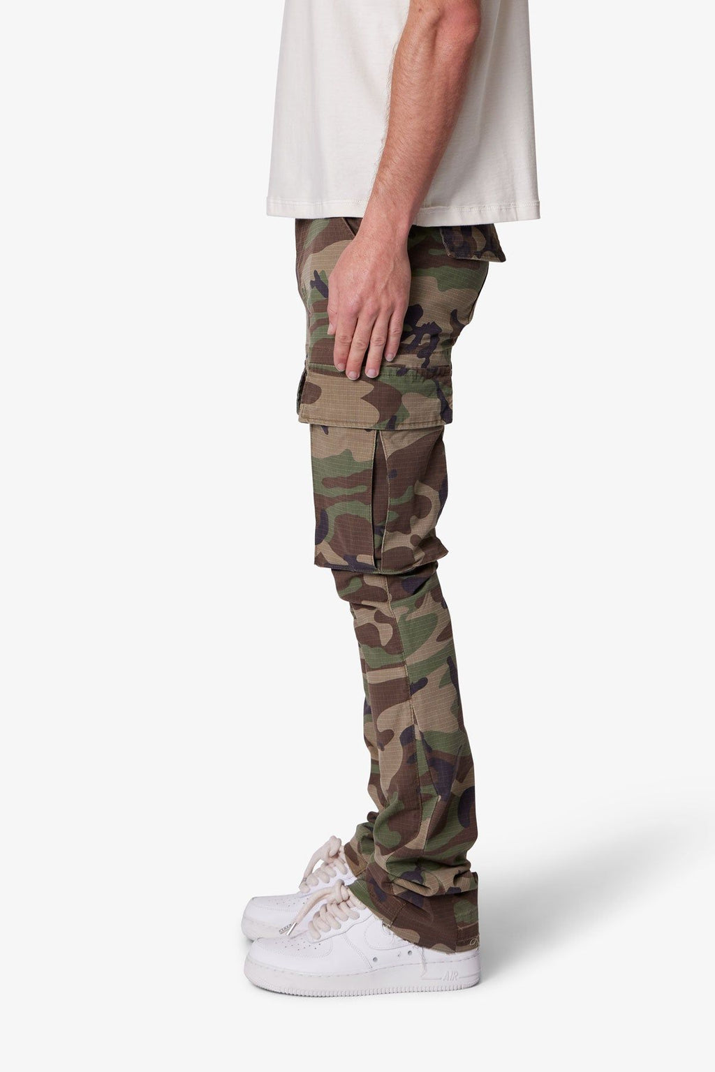 MNML Skinny Stacked Cargo Denim - Camo