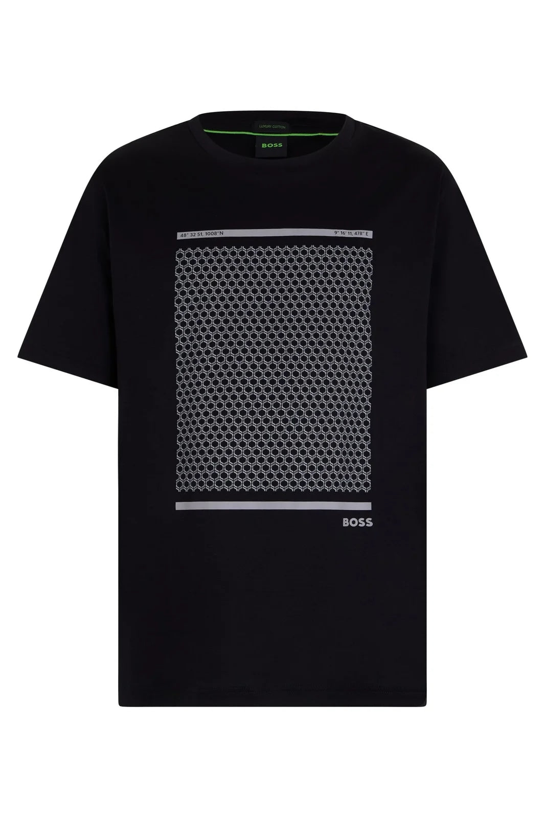 Hugo Boss Mercerised Black T-shirt