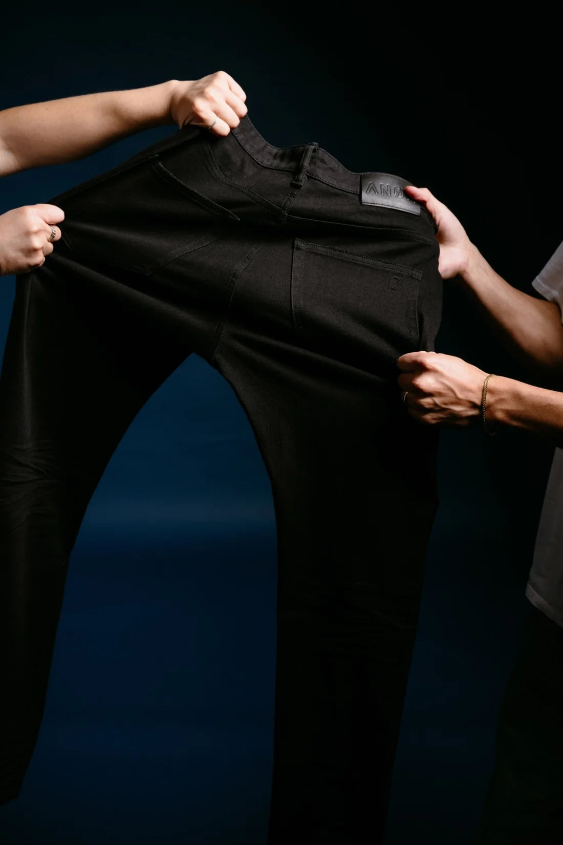 Anom 360 Jet Black Skinny Jeans
