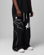 Loiter Motocross Parachute Black Pants