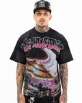 LIFE HUSTLERS OVNI BLACK T-SHIRT