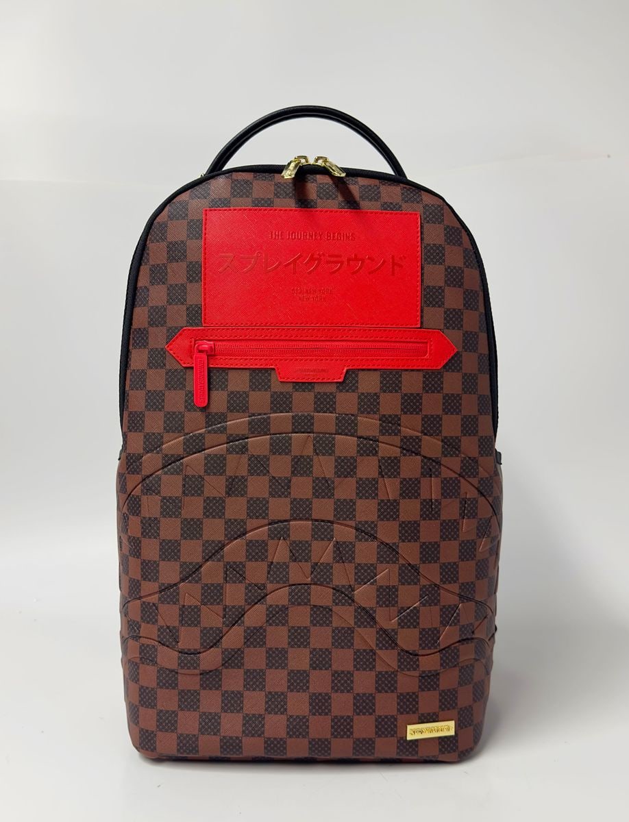 SPRAYGROUND RED REDEMPTION BACKPACK (B8571)