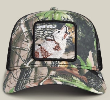 GOORIN BROS CAMOFLAGE LONE WOLF HAT