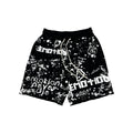 Mixed Emotions Black 'Graffiti' shorts