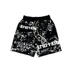 Mixed Emotions Black 'Graffiti' shorts