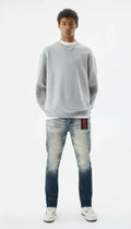 Anom 360 Dark Blue Wash Skinny Jeans