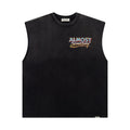 ALMOST SOMEDAY BLACK SHOWTIME CUT OFF TEE