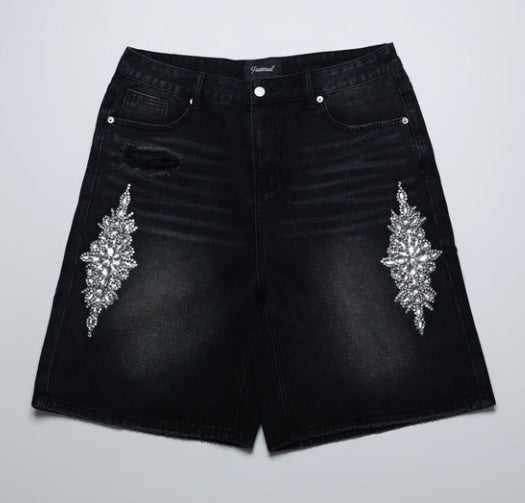 Fraternal Black Diamond Jean Shorts