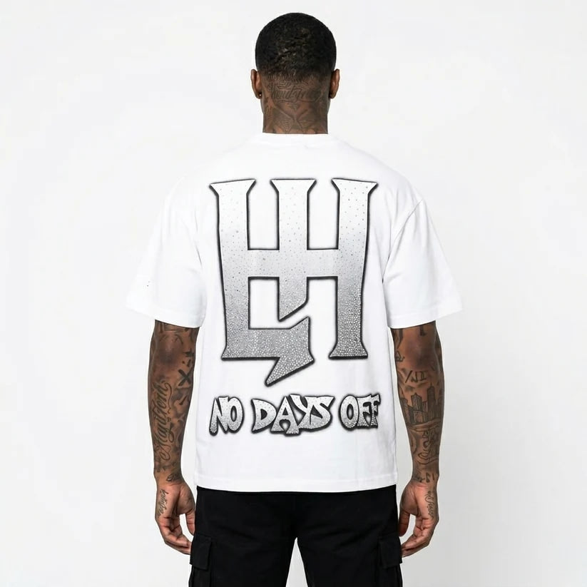 Life Hustlers Pray White T-Shirt