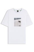 Hugo Boss Tennis-Artwork White T-shirt 