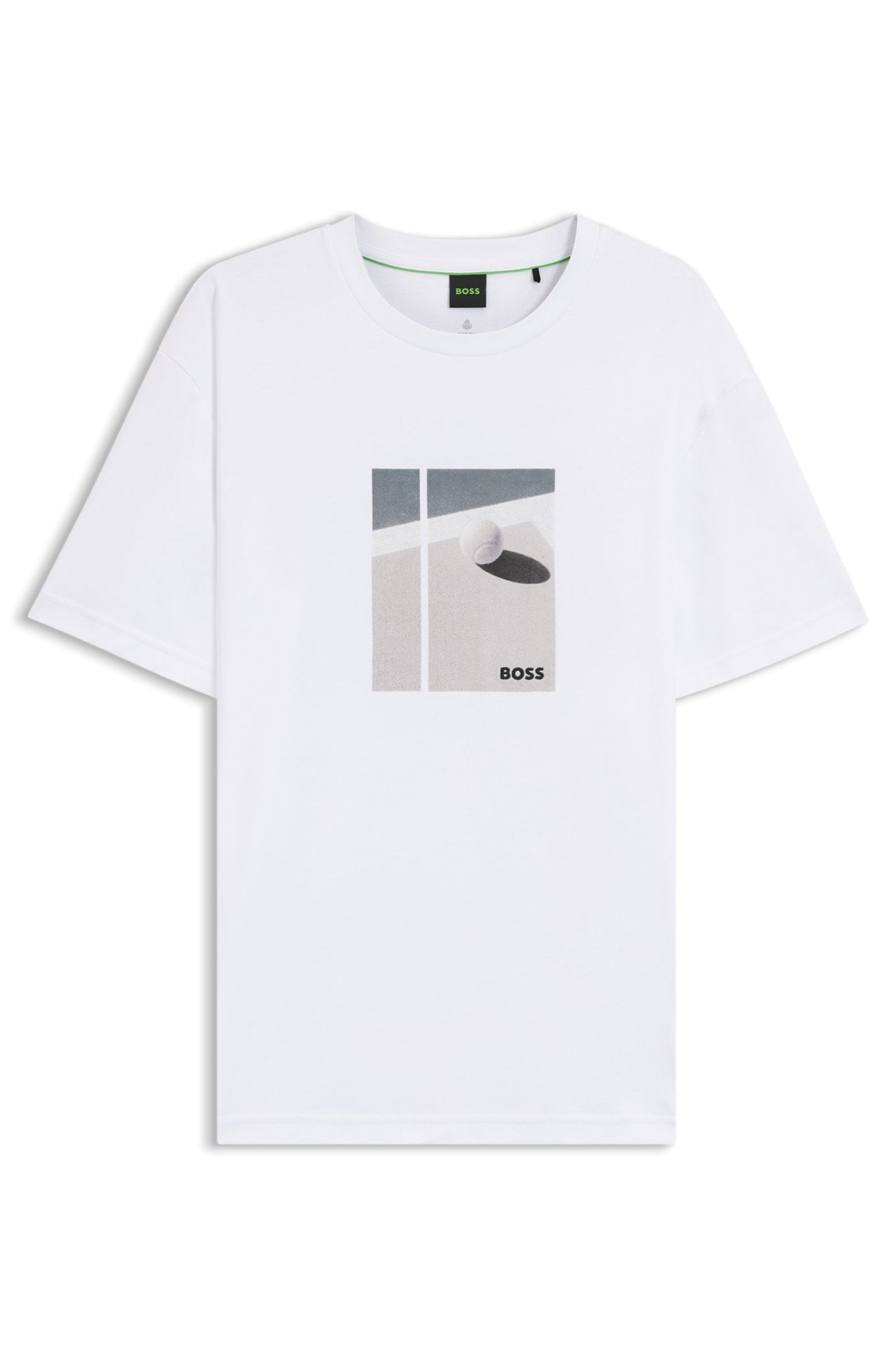 Hugo Boss Tennis-Artwork White T-shirt 