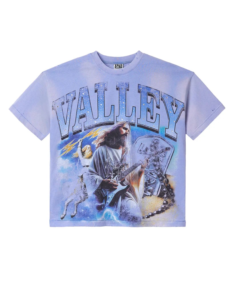 Vale Forever Holy Metal Bling Purple T-Shirt