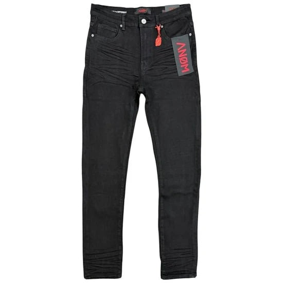Anom 360 Jet Black Skinny Jeans