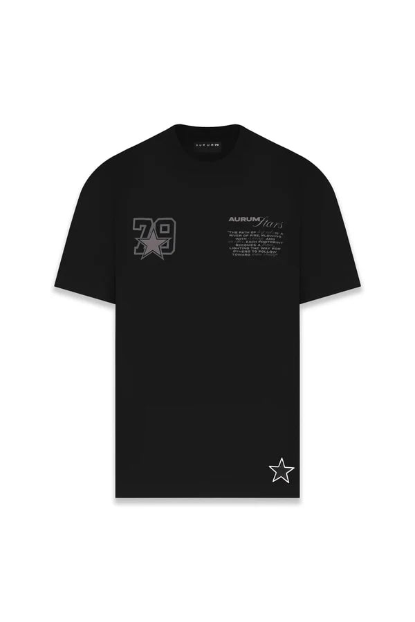AURUM BLACK AURA T-SHIRT