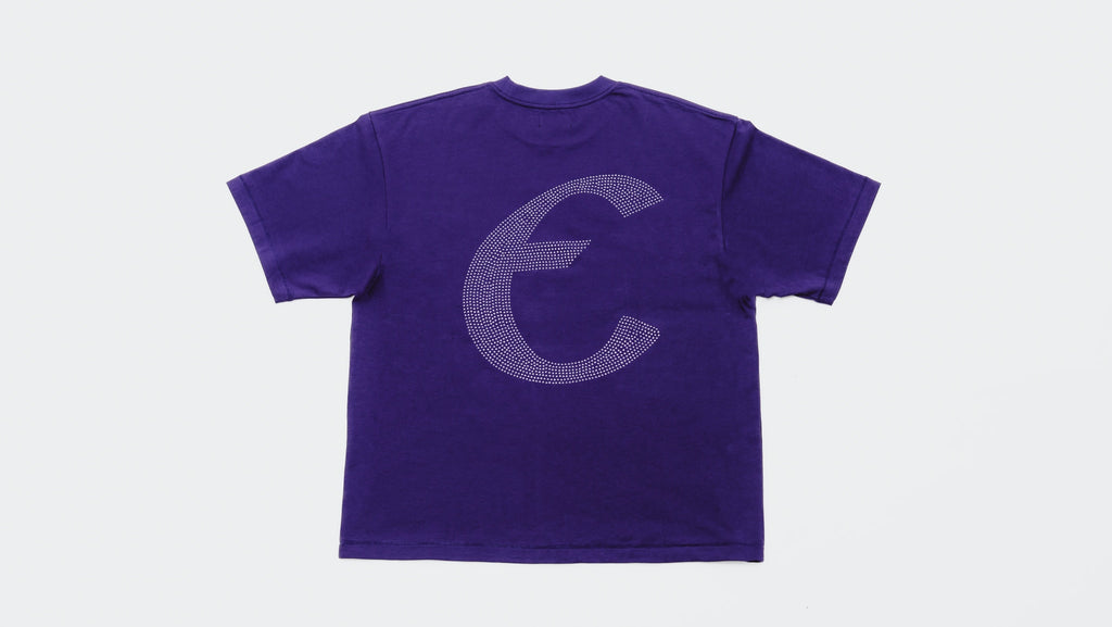 Essense Purple Washed Sacred Glass Tee
