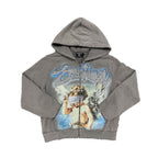 Mixed Emotions Rhinestone Grey Hoodie