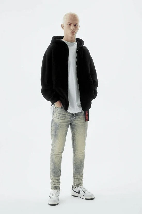 Anom 360 Mid Blue Wash Skinny Jeans