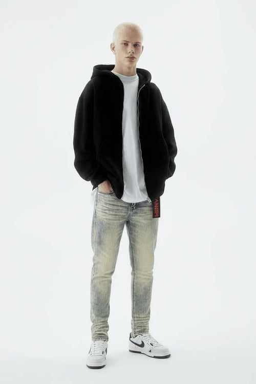 Anom 360 Mid Blue Wash Skinny Jeans