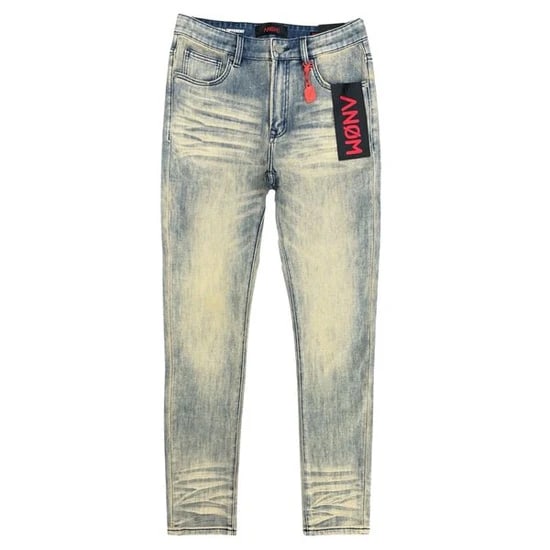 Anom 360 Mid Blue Wash Skinny Jeans
