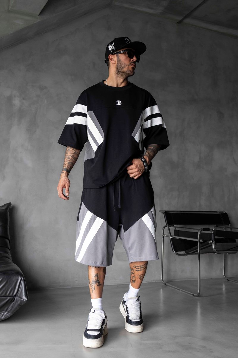 Black Island Set Black Shorts