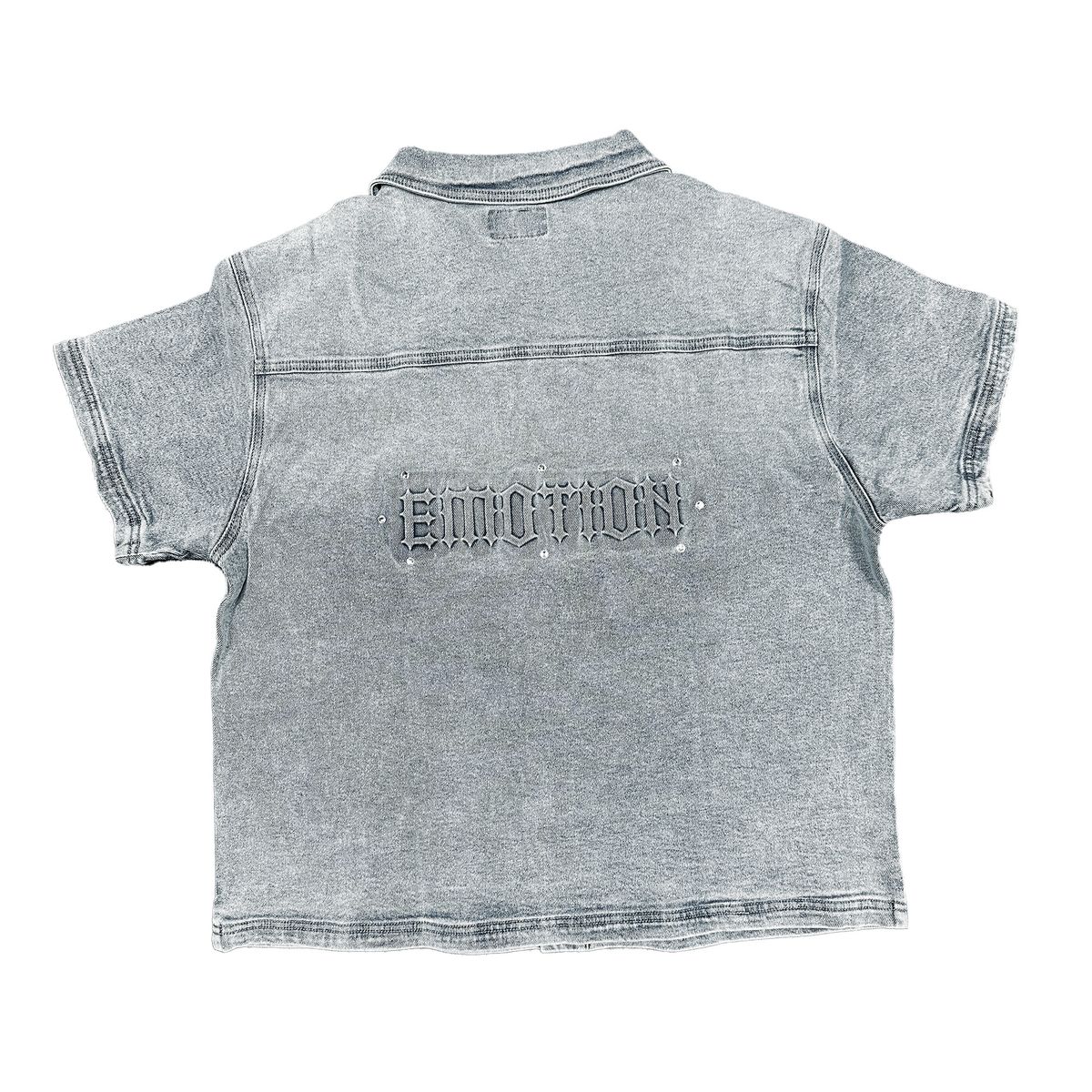 Mixed Emotions 'Paisley' Denim Blue Shirt