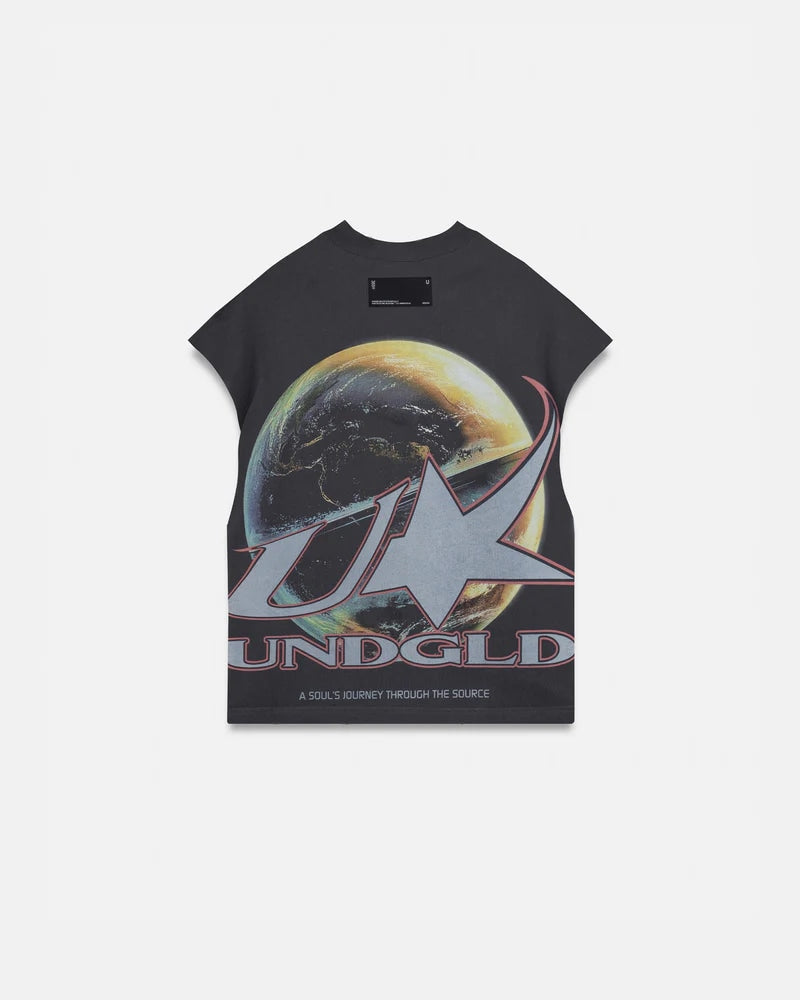 Undergold Holy State Neo Terra Sleeveless Tshirt Vintage Gray