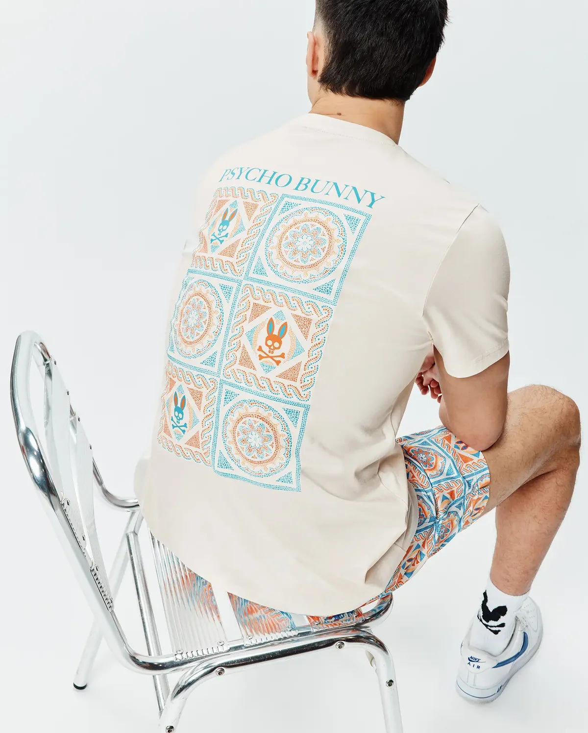 PSYCHO BUNNY FRANK BACK GRAPHIC T-SHIRT