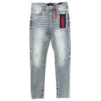 Anom 360 Light Grey Wash Skinny Jeans