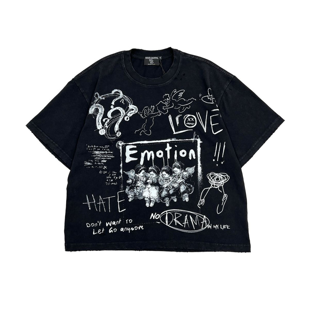 Mixed Emotions Black “Chaos” Tee