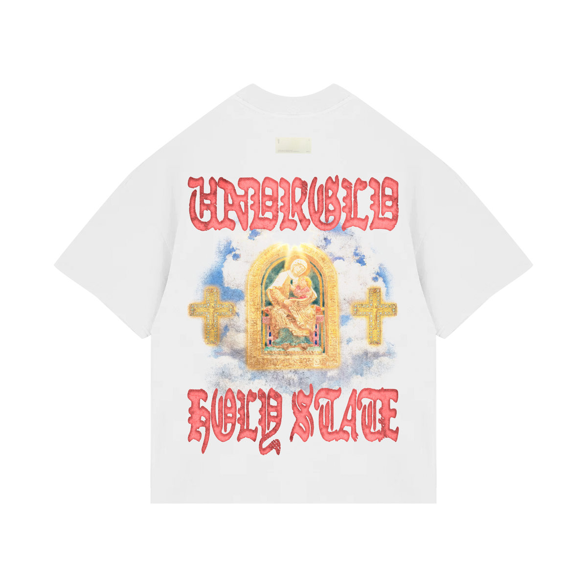 Undergold  Holy State The Savior Boxy Fit Tshirt White