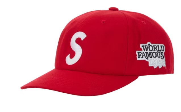 Supreme World Famous S Logo 6-Panel Hat