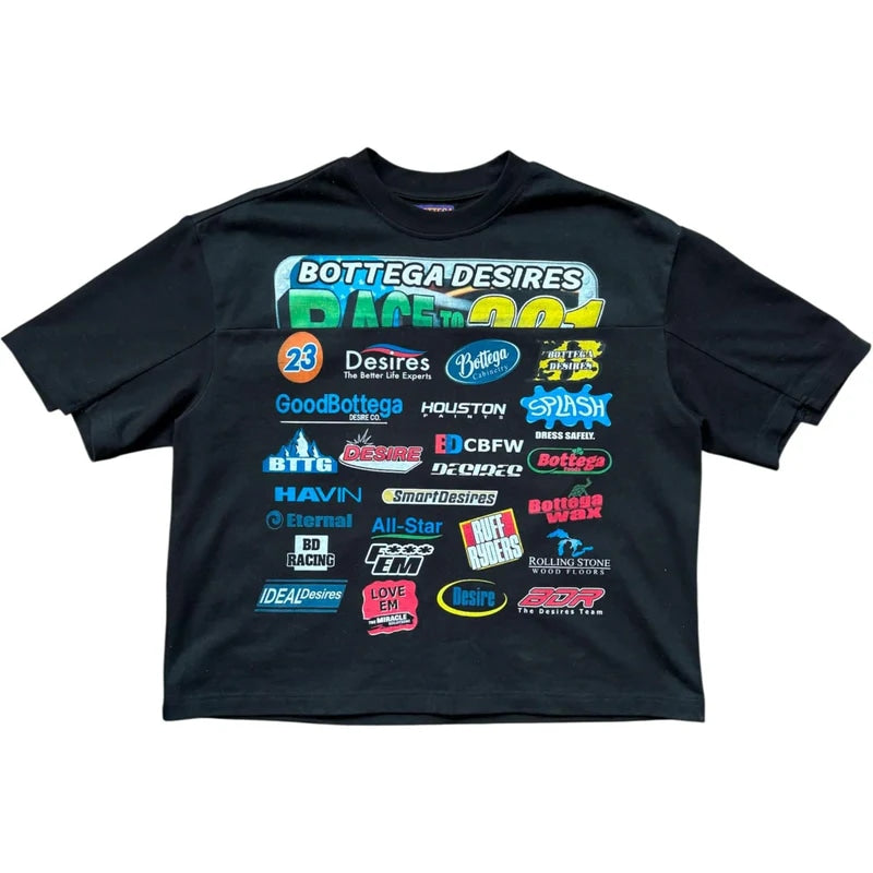 Bottega Desires Race Black T-Shirt