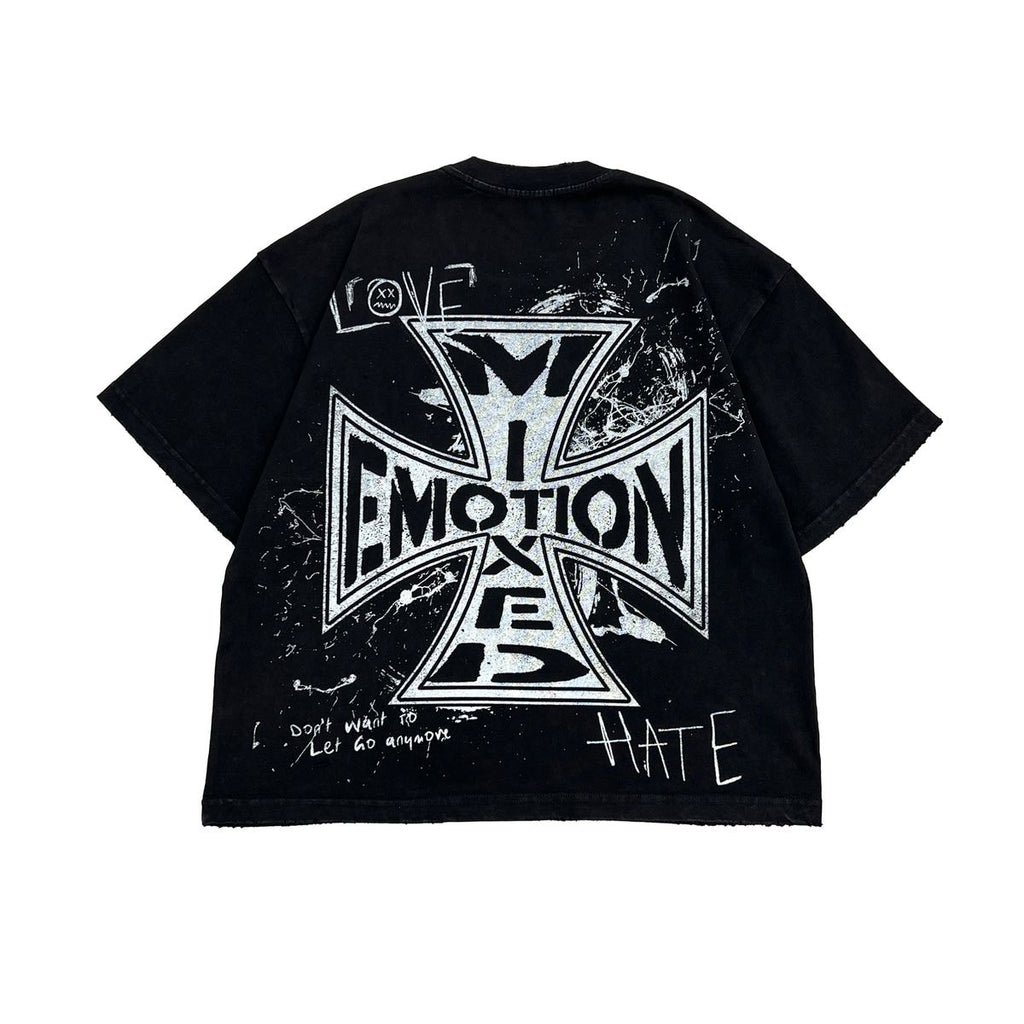 Mixed Emotions Black “Chaos” Tee