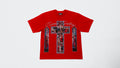 Essense Red Washed Sacred Glass Tee