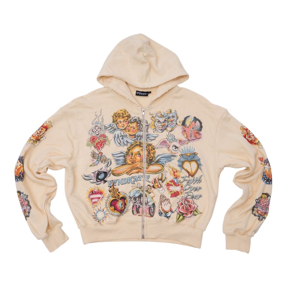 Syndicate "FAITH" ZIP UP BONE