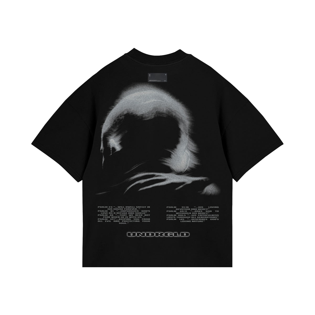 Undergold Holy State Head Noise Boxy Fit Tshirt Black