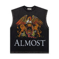 ALMOST SOMEDAY CROWNED CUT OFF TEE