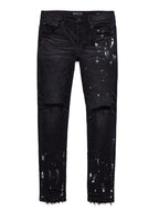 PURPLE P001 Black Resin Knee Slit