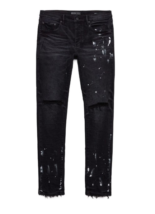 PURPLE P001 Black Resin Knee Slit