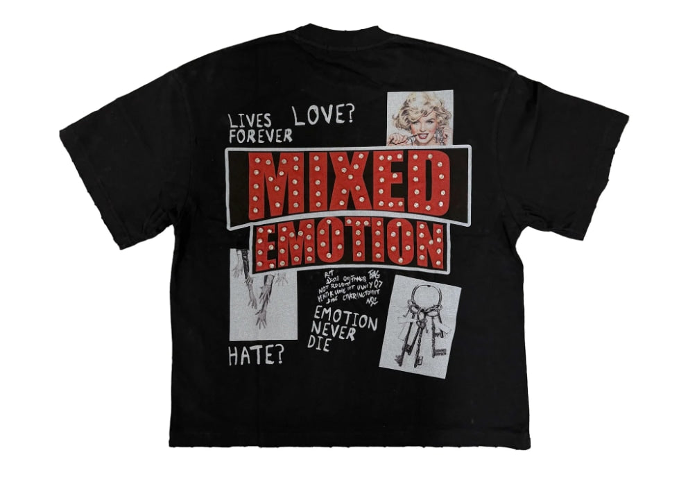 MIXED EMOTIONS Black ‘Lost Identity’ Tee
