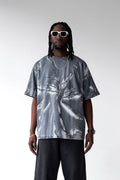 BLACK ISLAND Tie-Dye Washes T-shirt Blue 1685