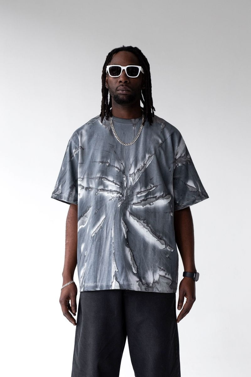 BLACK ISLAND Tie-Dye Washes T-shirt Blue 1685