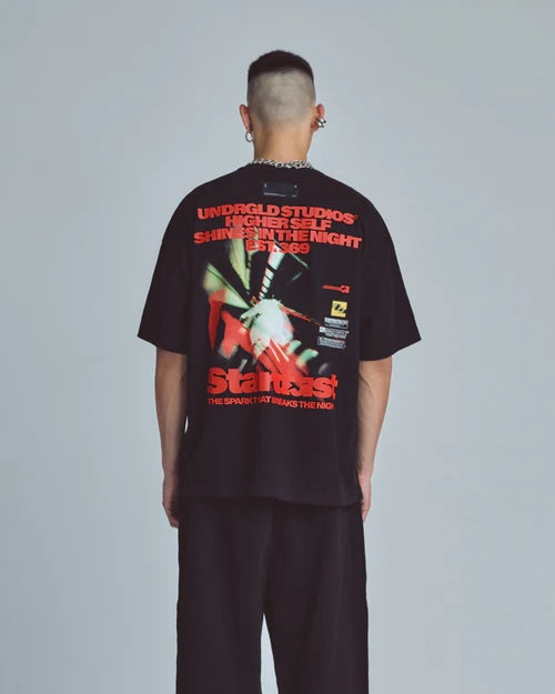 UNDERGOLD STARDUST RUSH TSHIRT BLACK