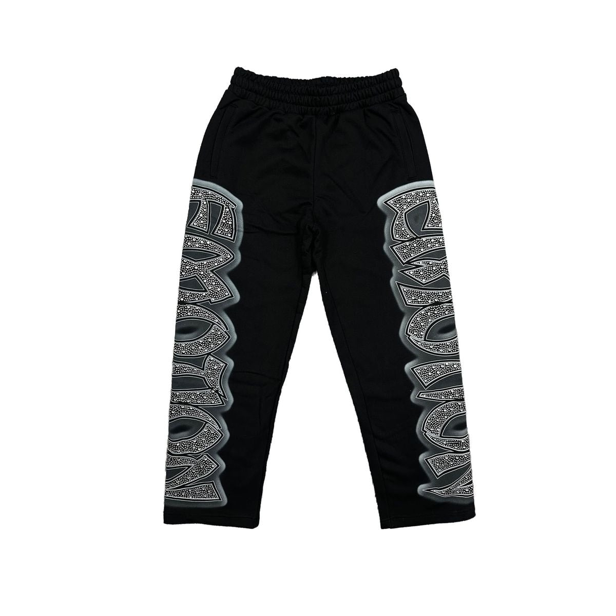 MIXED EMOTION Midnight’ Rhinestone Sweatpants
