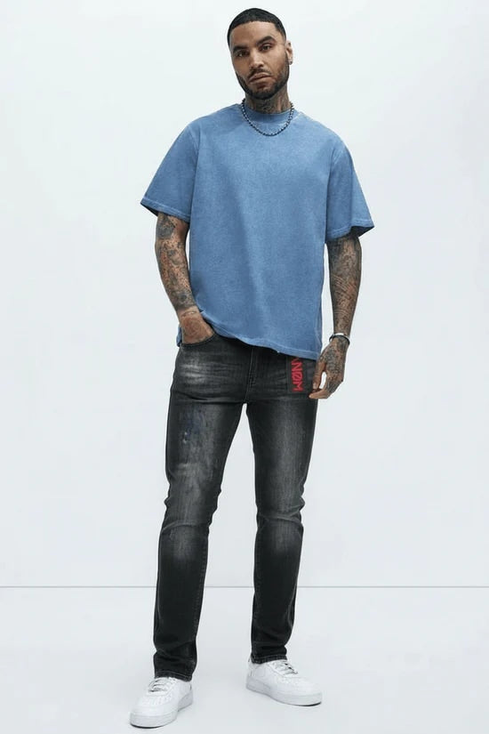 Anom 360 Vintage Black Skinny Jeans
